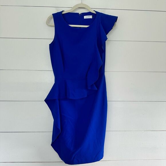 royal blue hoco dress plunge neck layered short $ 146 . 00 $ 146 . 00 on Size:40  / 4 US Sherri Hill Chiffon Tiered Ruffle Skirt Prom Dress 56108 Nickel Free Titanium Products